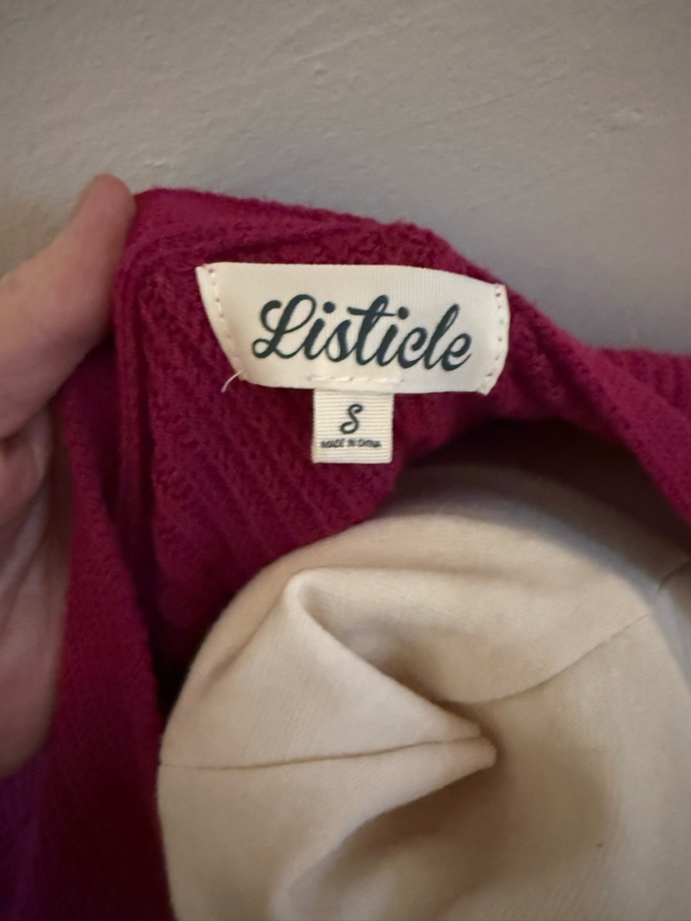 Listicle Raspberry Knit Cardigan and Tank Set - Picture 4 of 4
